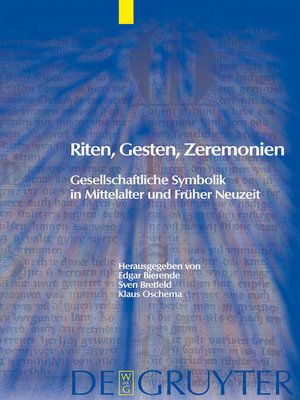 cover image of Riten, Gesten, Zeremonien